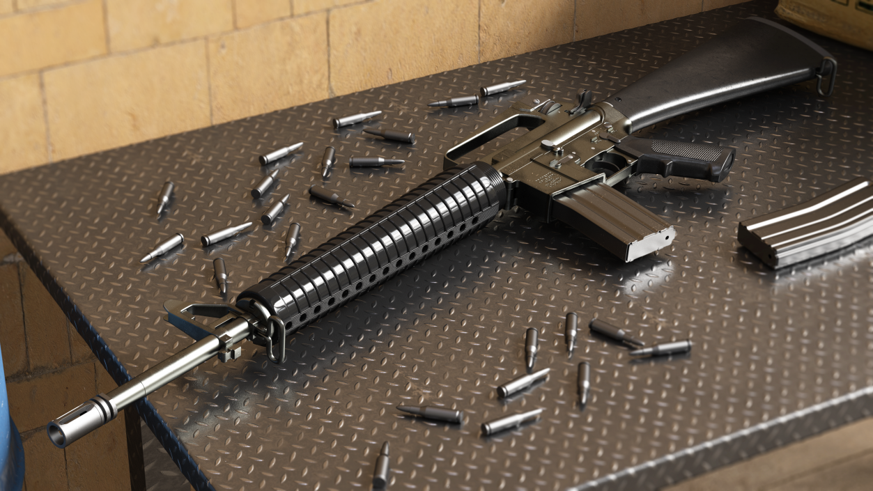 M16 Rifle 3D model