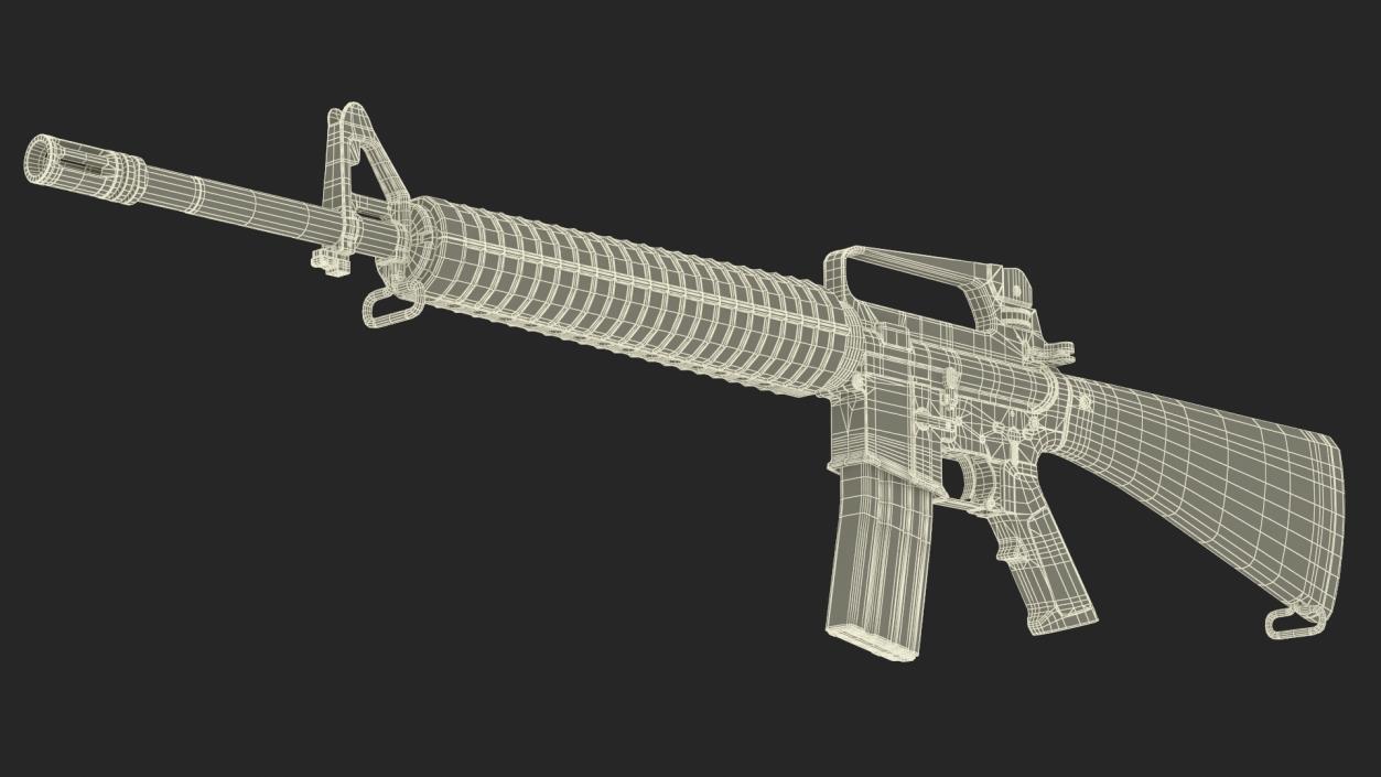 M16 Rifle 3D model