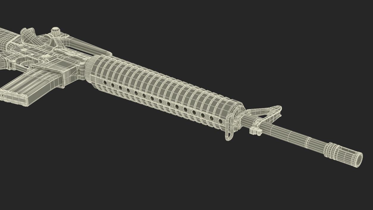 M16 Rifle 3D model