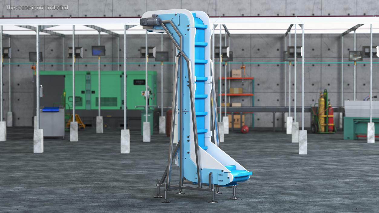 Vertical Food Conveyor 3D