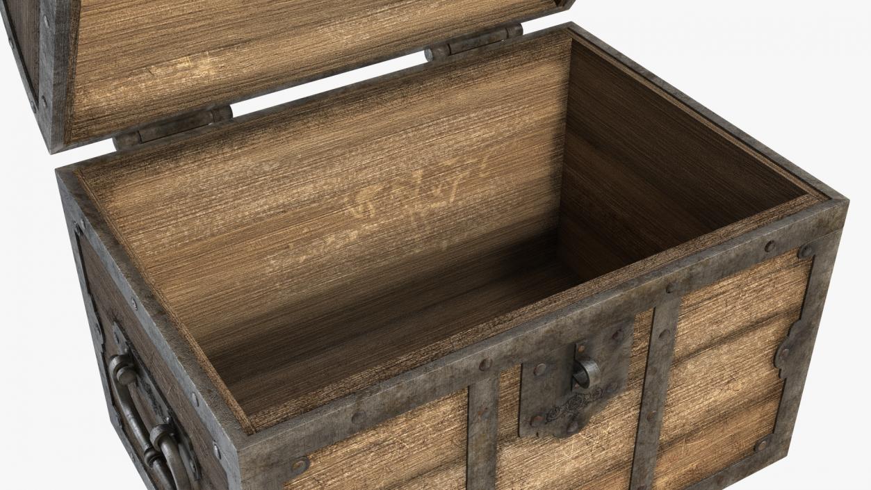 3D model Antique Wooden Chest