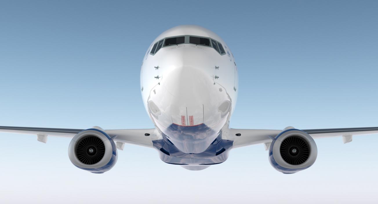 Boeing 737-900 Delta Air Lines Rigged 3D