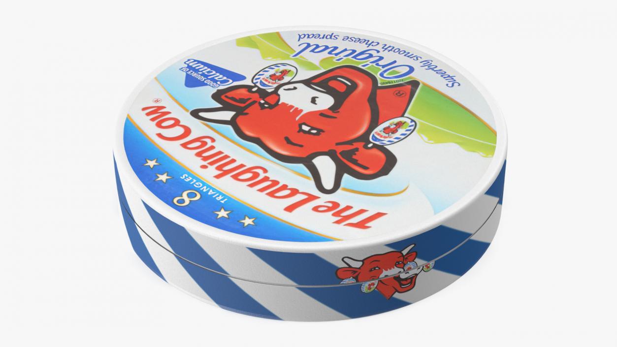 Laughing Cow Creamy Cheese Triangles Package 3D model