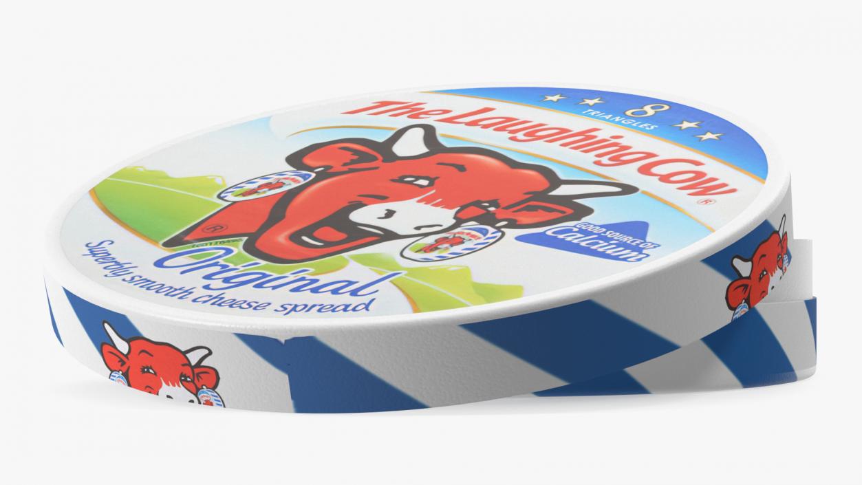 Laughing Cow Creamy Cheese Triangles Package 3D model