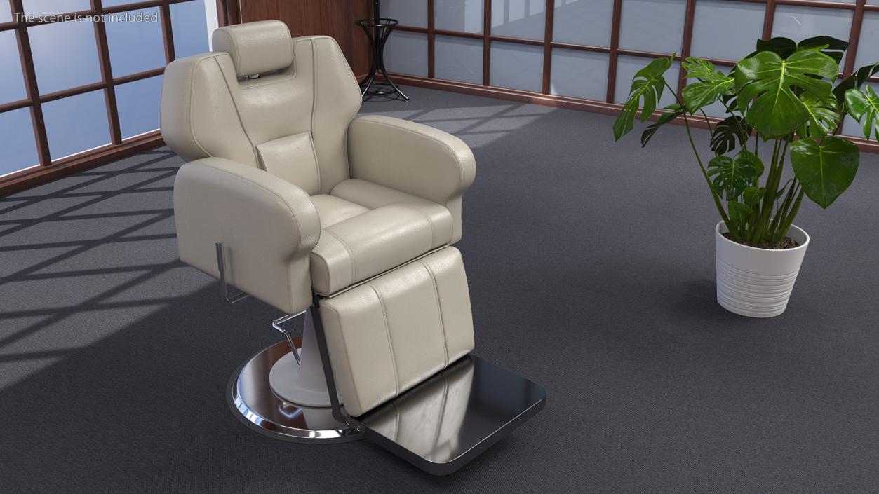 Beauty Salon Chair White 3D model