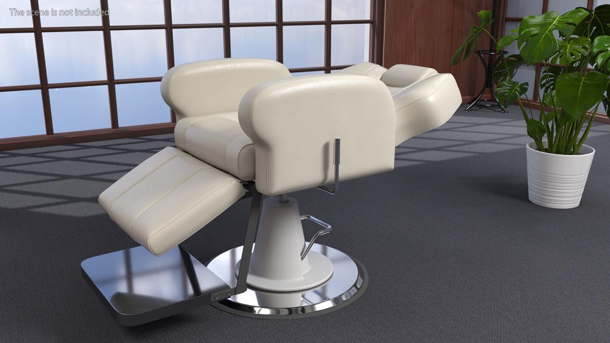 Beauty Salon Chair White 3D model