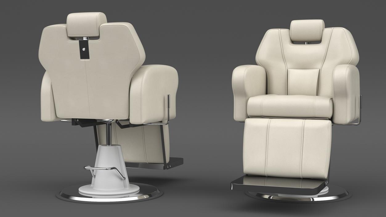 Beauty Salon Chair White 3D model