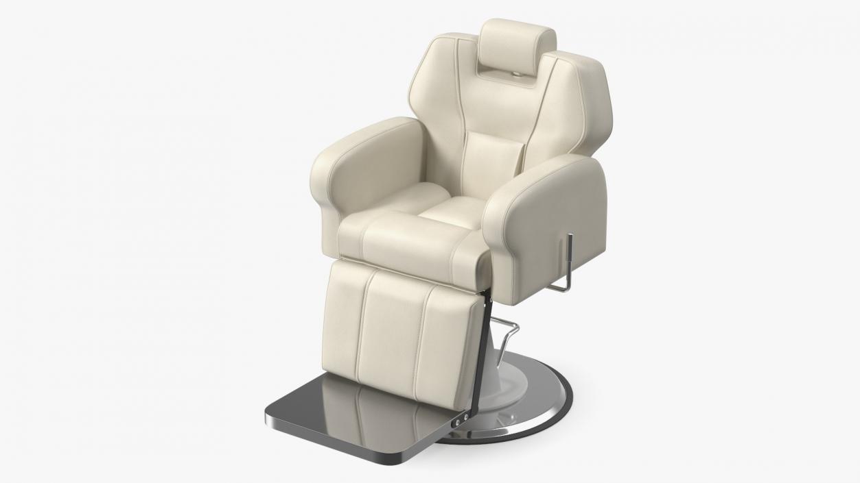 Beauty Salon Chair White 3D model