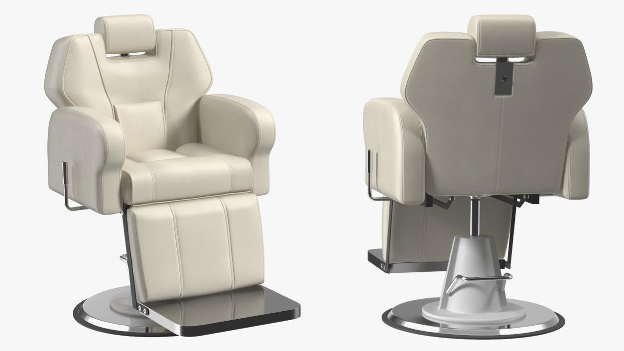 Beauty Salon Chair White 3D model