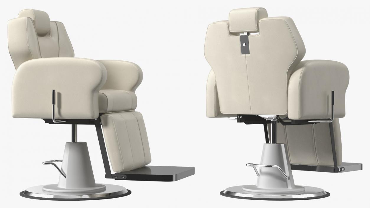 Beauty Salon Chair White 3D model