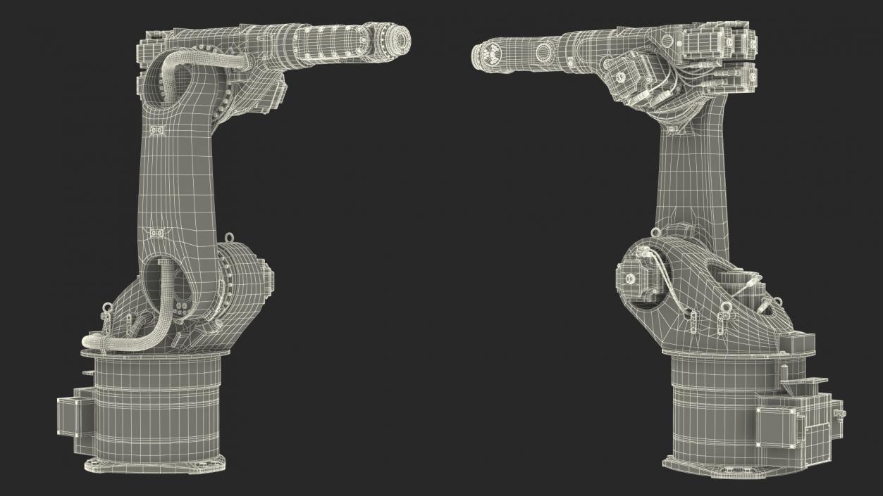 3D Kuka Industrial Robot Arm KR 30-3 model