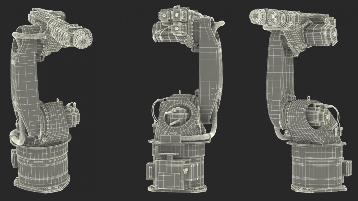 3D Kuka Industrial Robot Arm KR 30-3 model