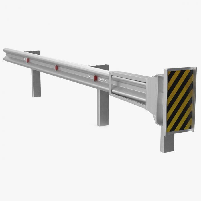 Energy Absorbing Guard Rail 3D