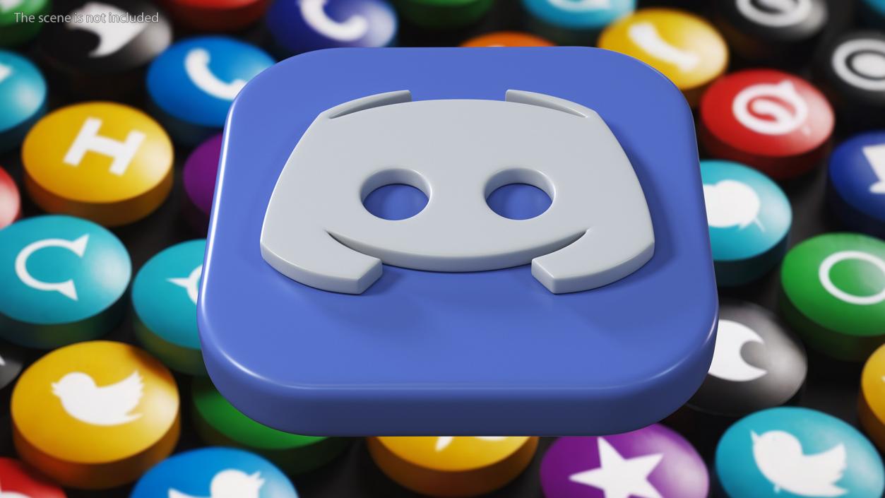 Discord Icon 2 3D model