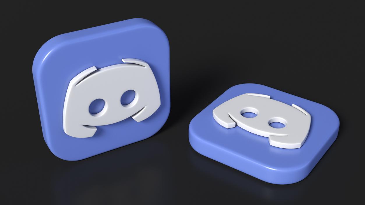 Discord Icon 2 3D model