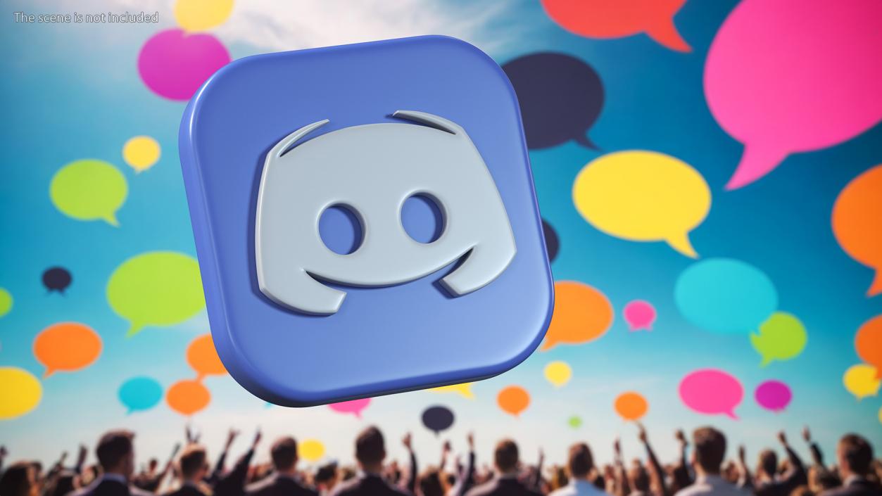 Discord Icon 2 3D model