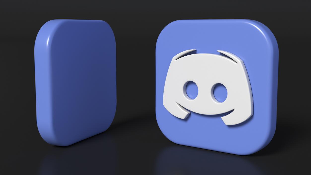 Discord Icon 2 3D model