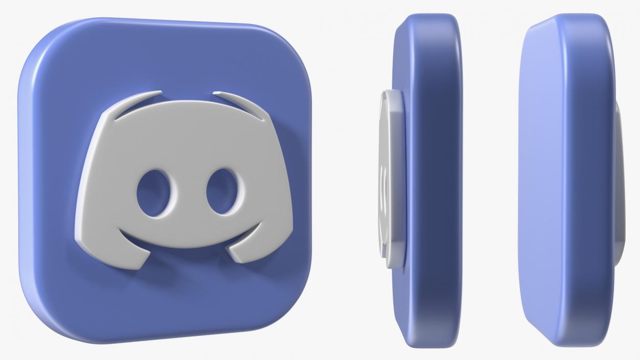 Discord Icon 2 3D model