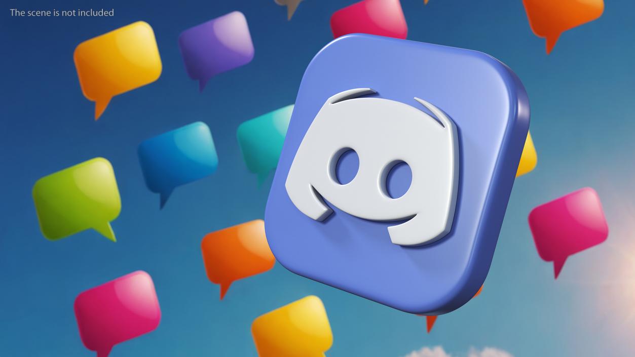 Discord Icon 2 3D model