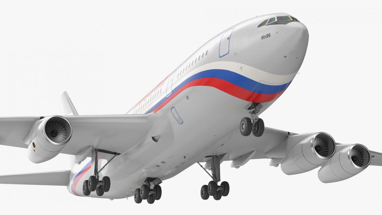 Ilyushin IL-96 Presidential Aircraft Simple Interior 3D