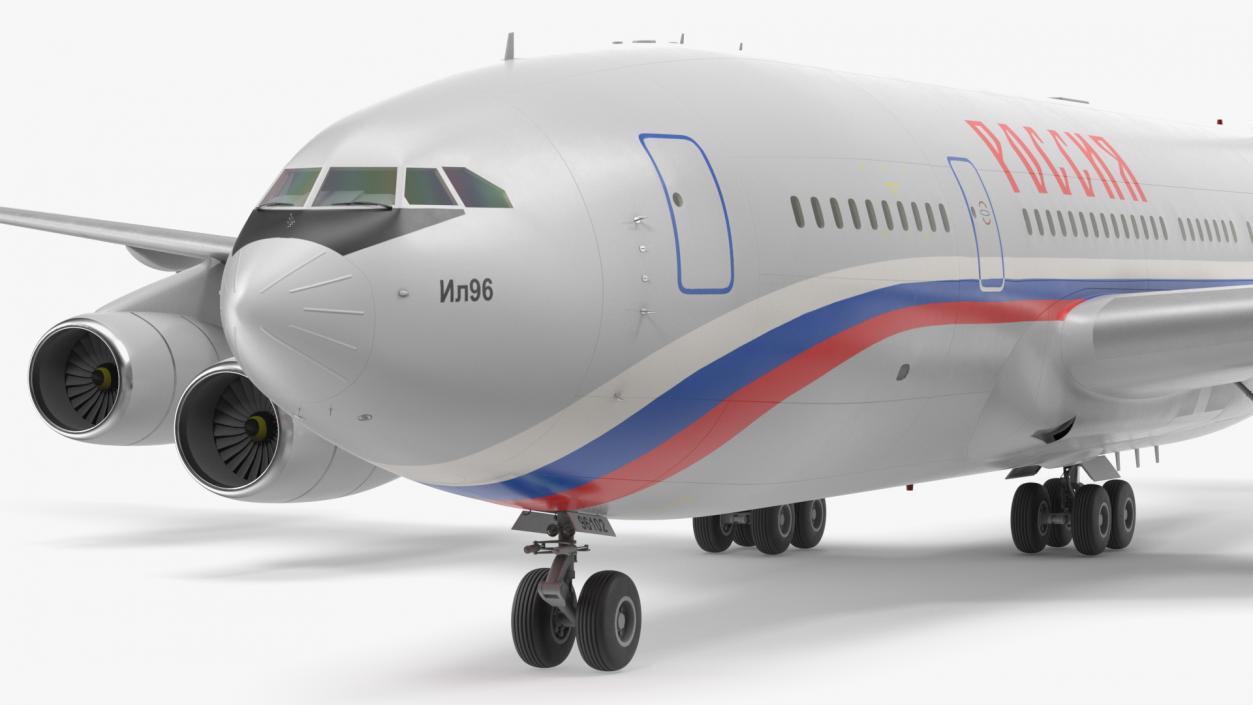 Ilyushin IL-96 Presidential Aircraft Simple Interior 3D