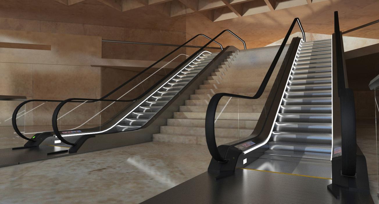 3D model Stair Lift Escalator