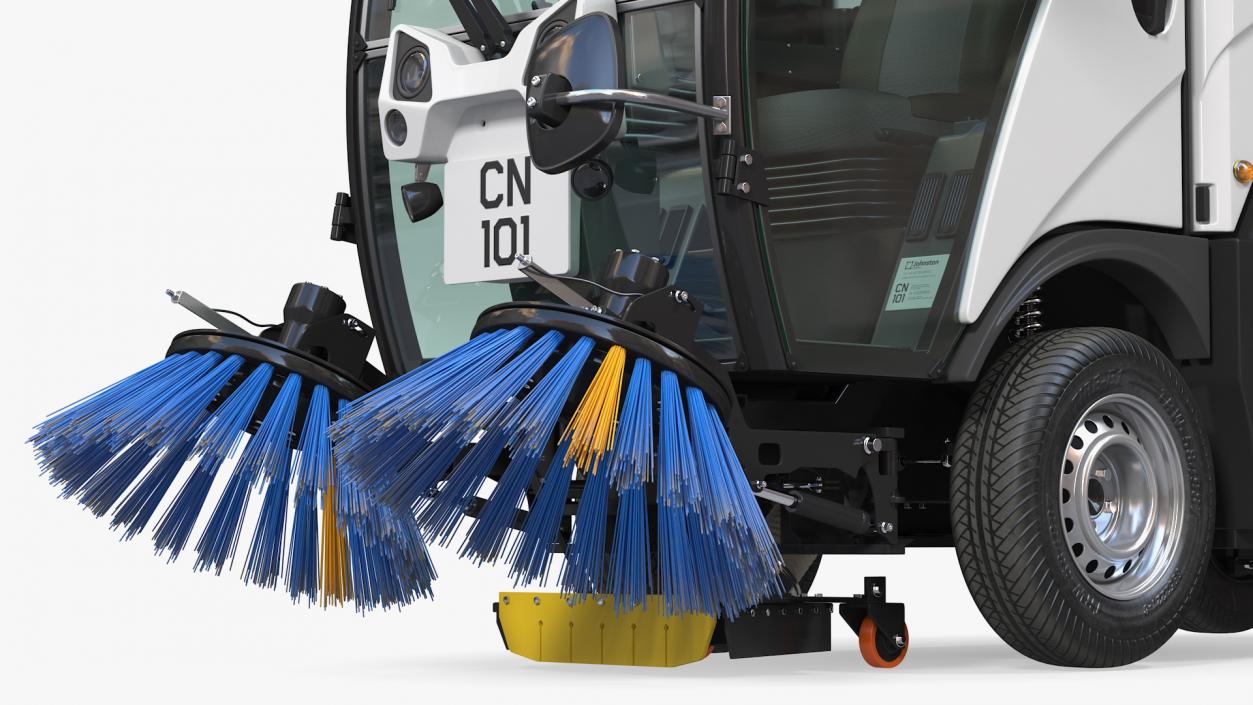 3D model Johnston CN101 Compact Road Sweeper