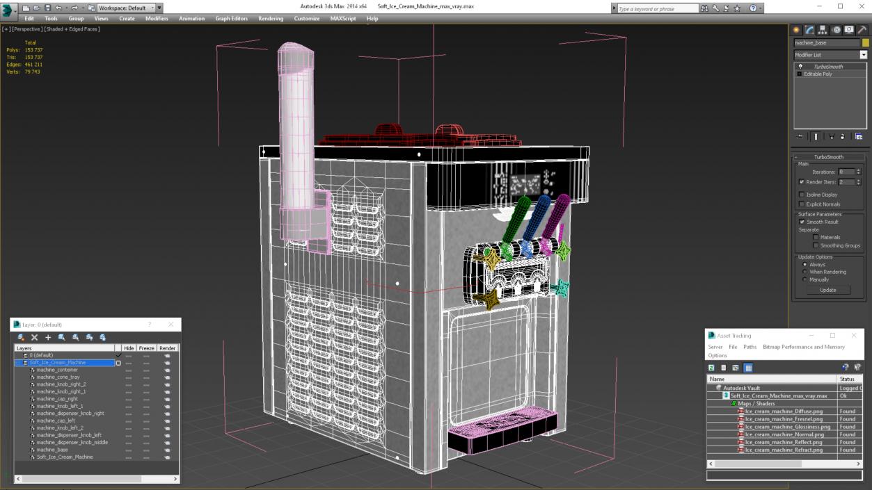 Soft Ice Cream Machine 3D