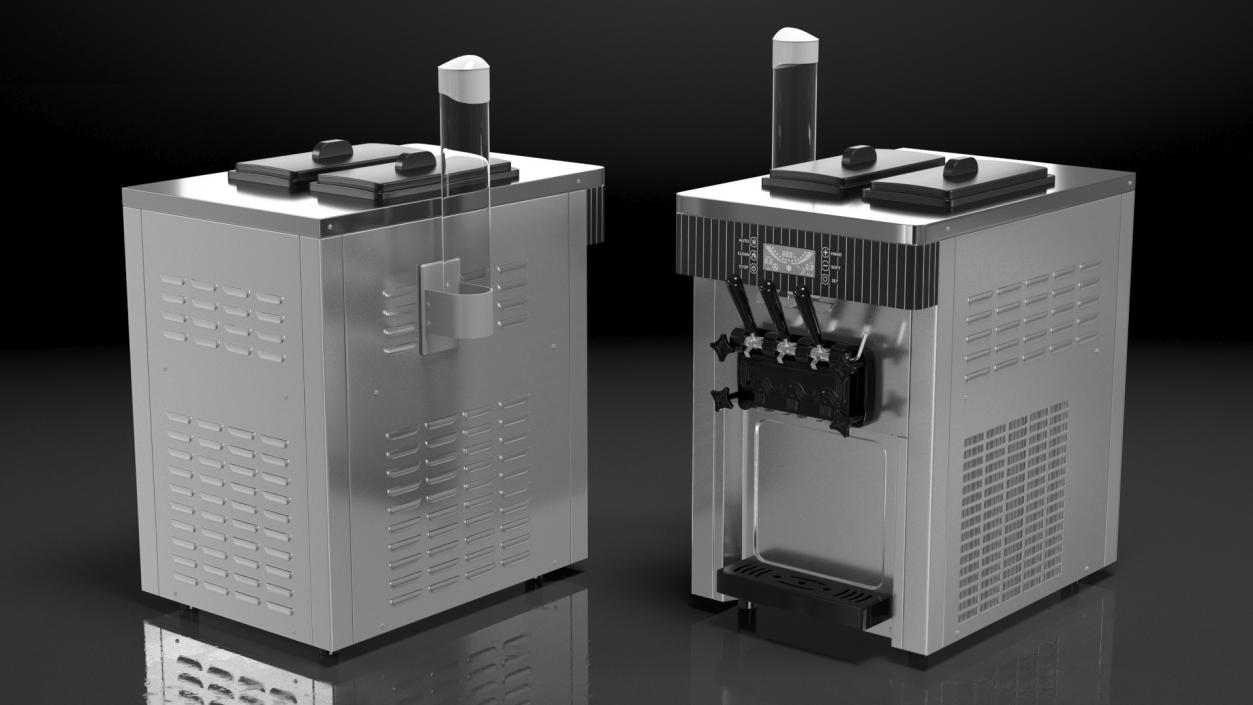 Soft Ice Cream Machine 3D