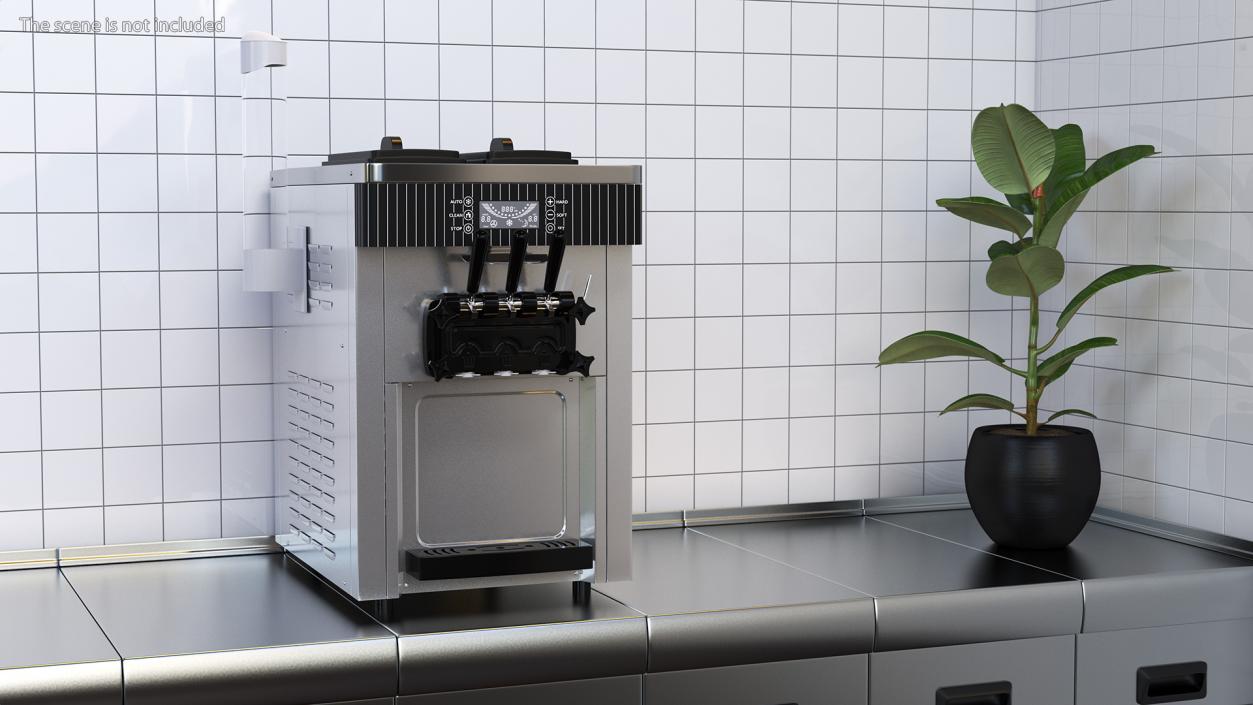 Soft Ice Cream Machine 3D