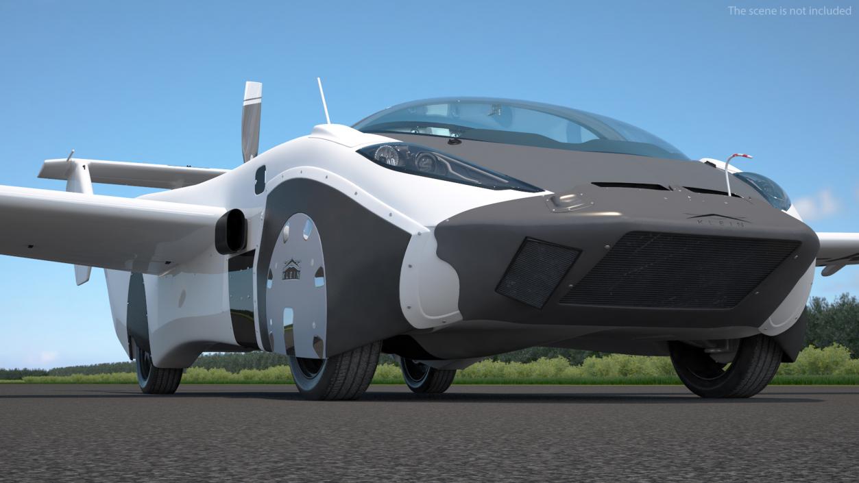 3D model AirCar Fly