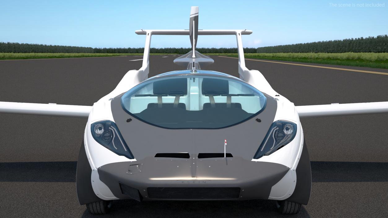 3D model AirCar Fly