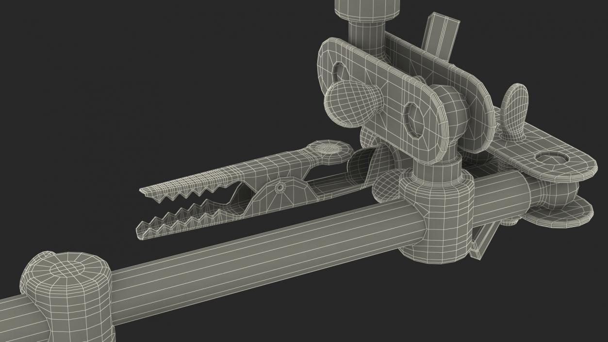 3D Helping Hands with Magnifier and Soldering Iron Stand model