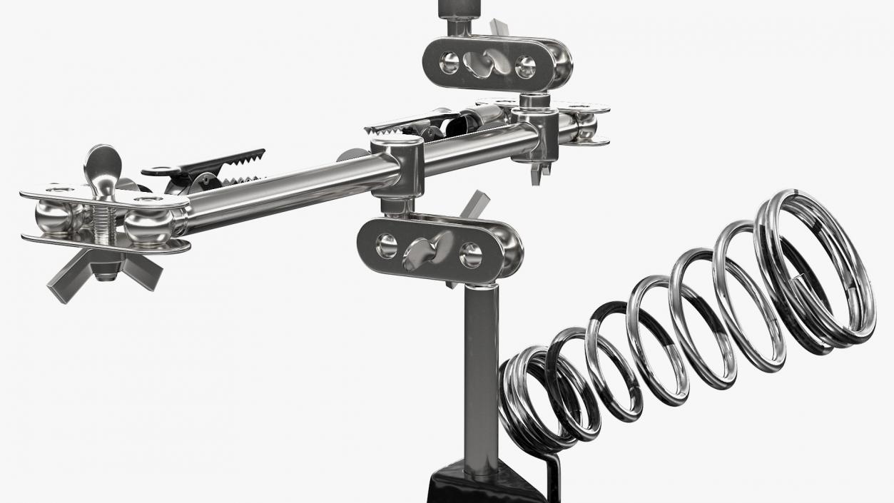 3D Helping Hands with Magnifier and Soldering Iron Stand model