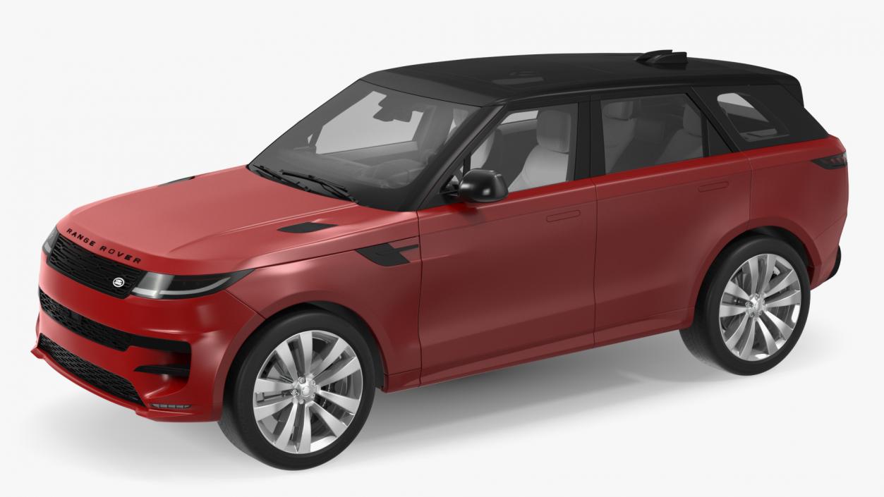 3D Range Rover Sport 2023 Red Rigged model