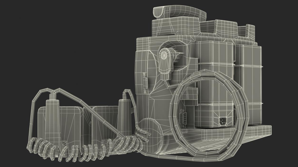 3D model Defibrillator with ECG Monitor