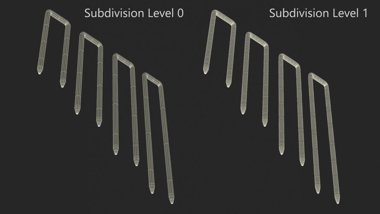 3D model Pneumatic Nail Set 2