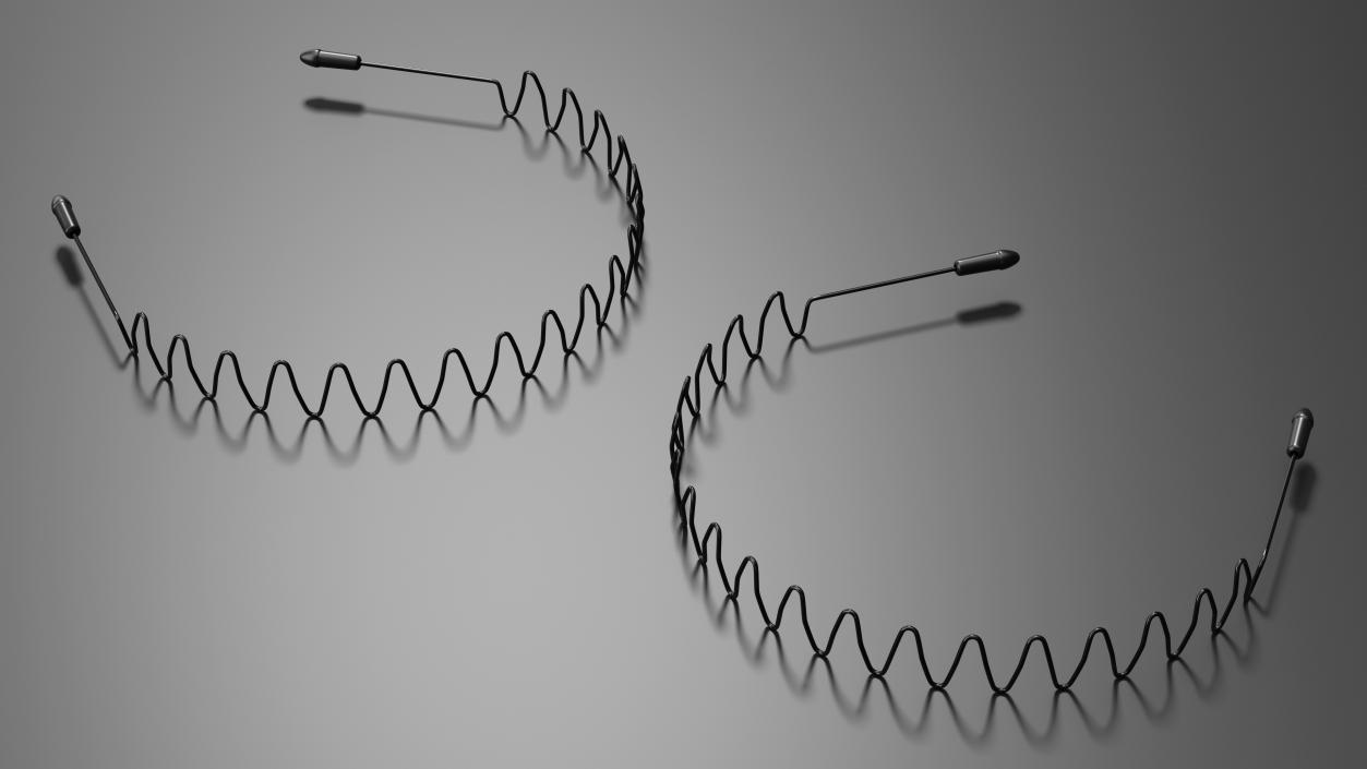 Metal Hairband Wave 3D model