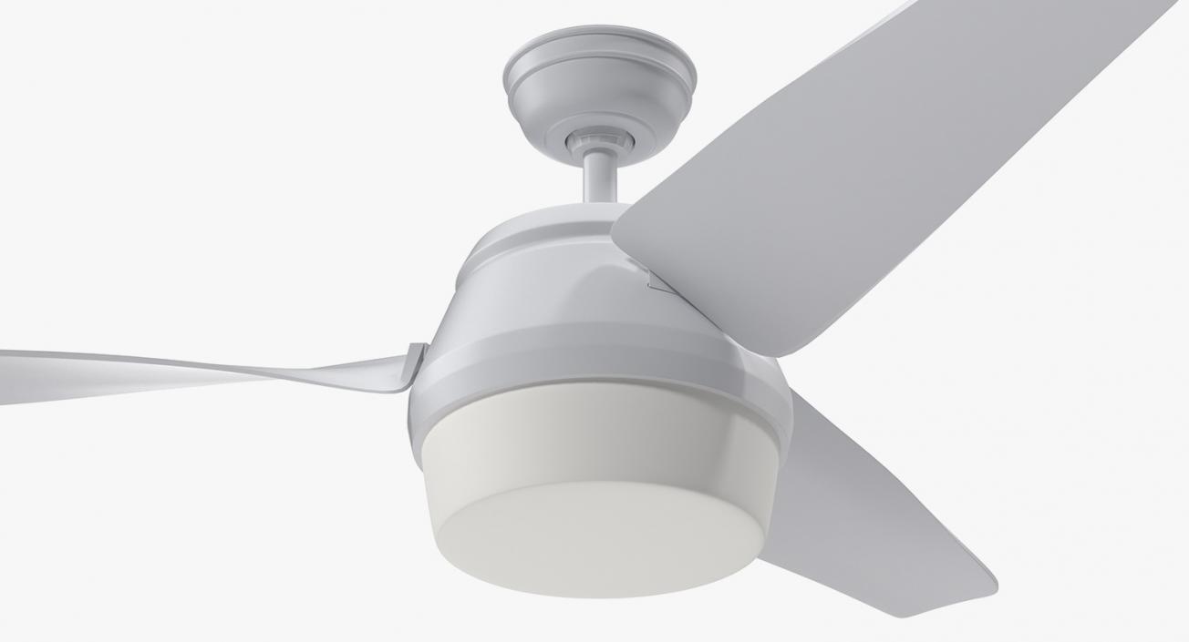 3-Blade Ceiling Fan 3D model