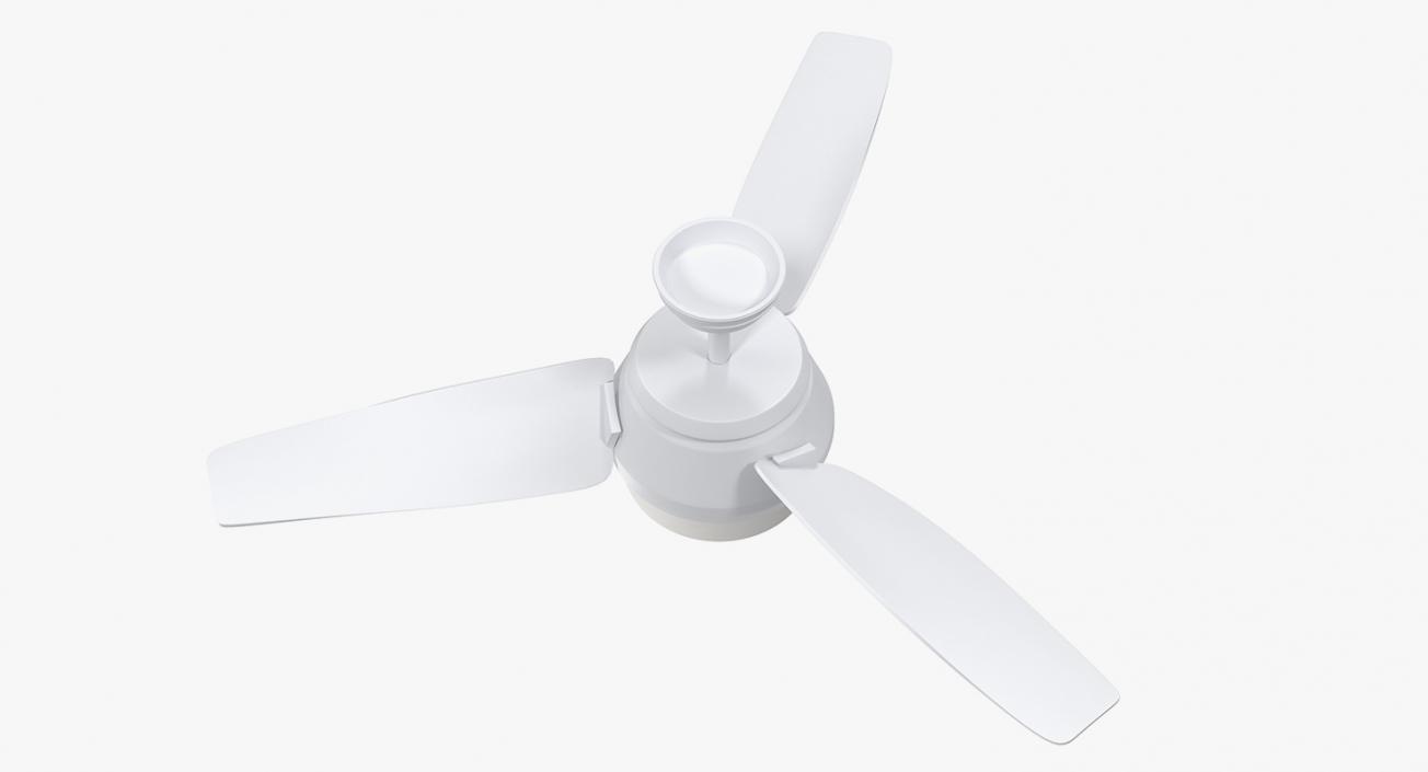 3-Blade Ceiling Fan 3D model