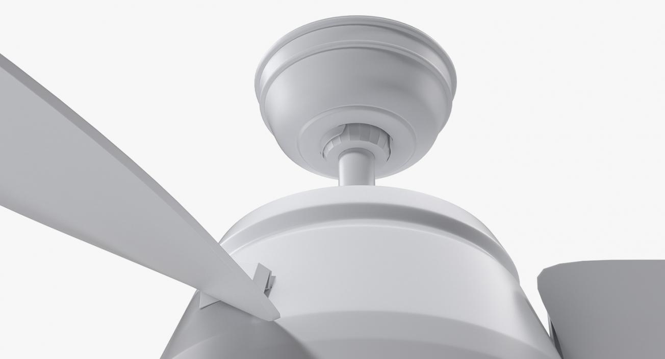 3-Blade Ceiling Fan 3D model