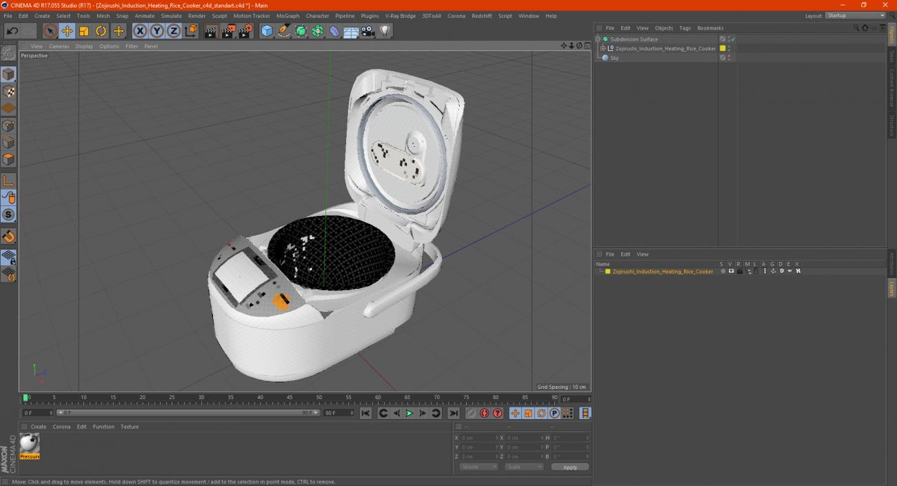 Zojirushi Induction Heating Rice Cooker 3D model