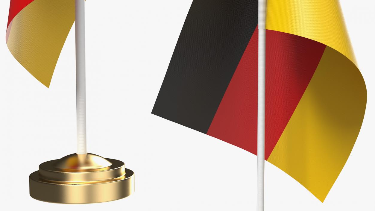 3D Table Flag Germany model