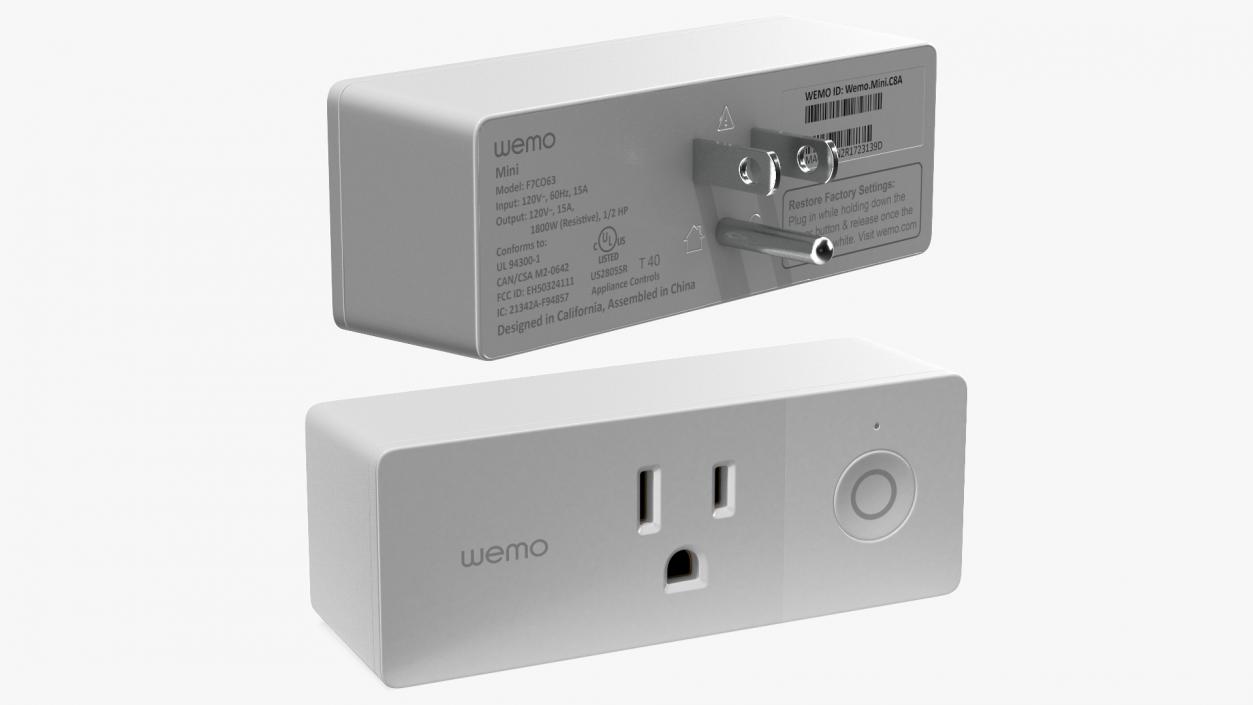 3D model Wemo Mini Smart Plug