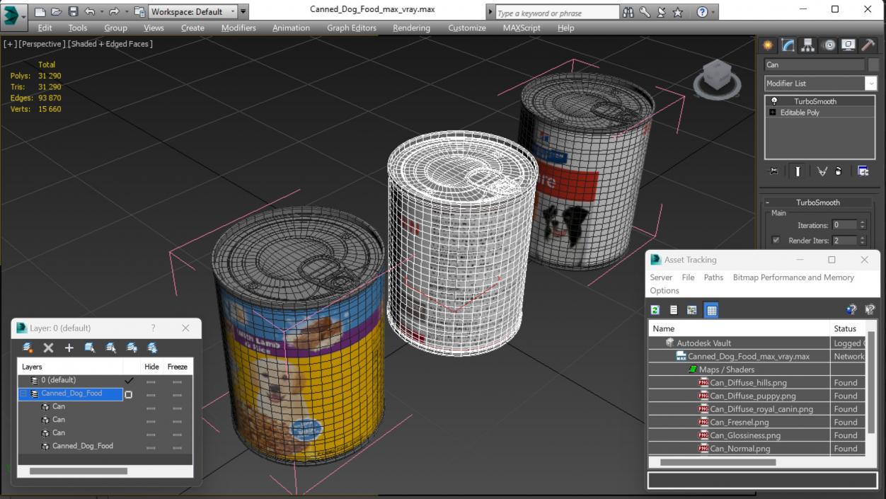 3D model Canned Dog Food