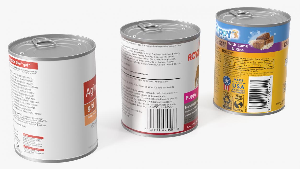 3D model Canned Dog Food