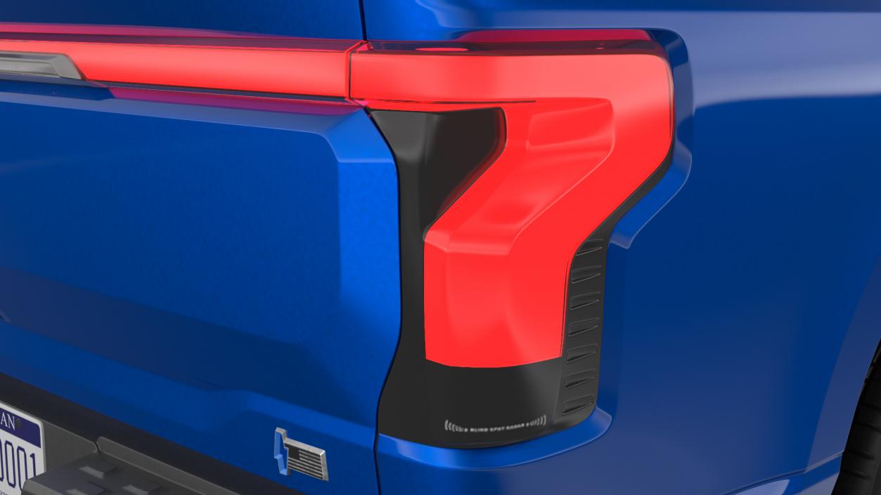 Electric Pickup Truck Light 3D