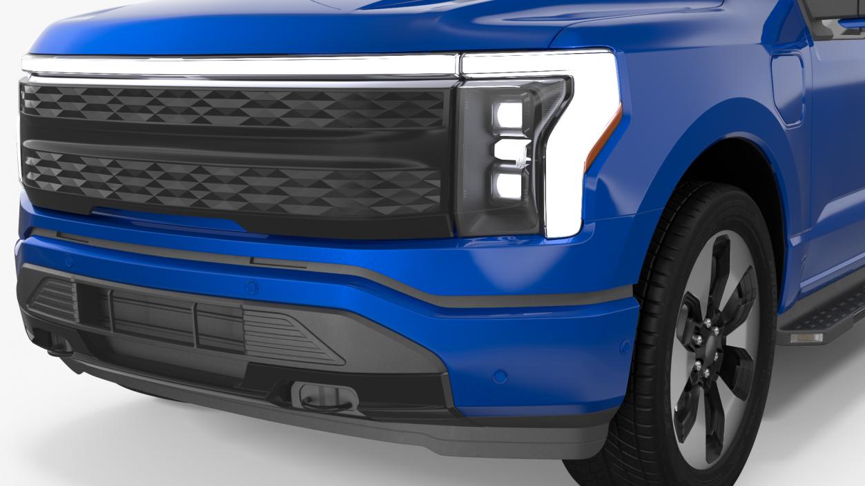 Electric Pickup Truck Light 3D