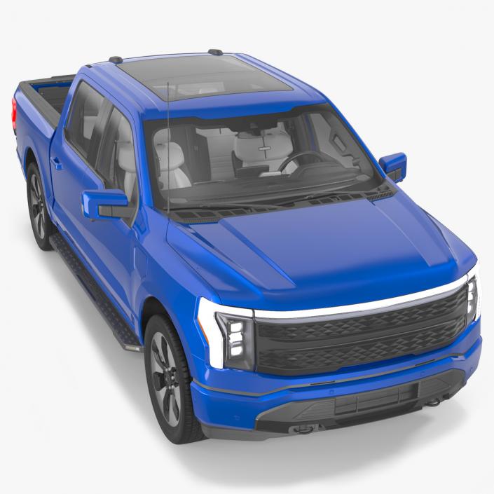 Electric Pickup Truck Light 3D