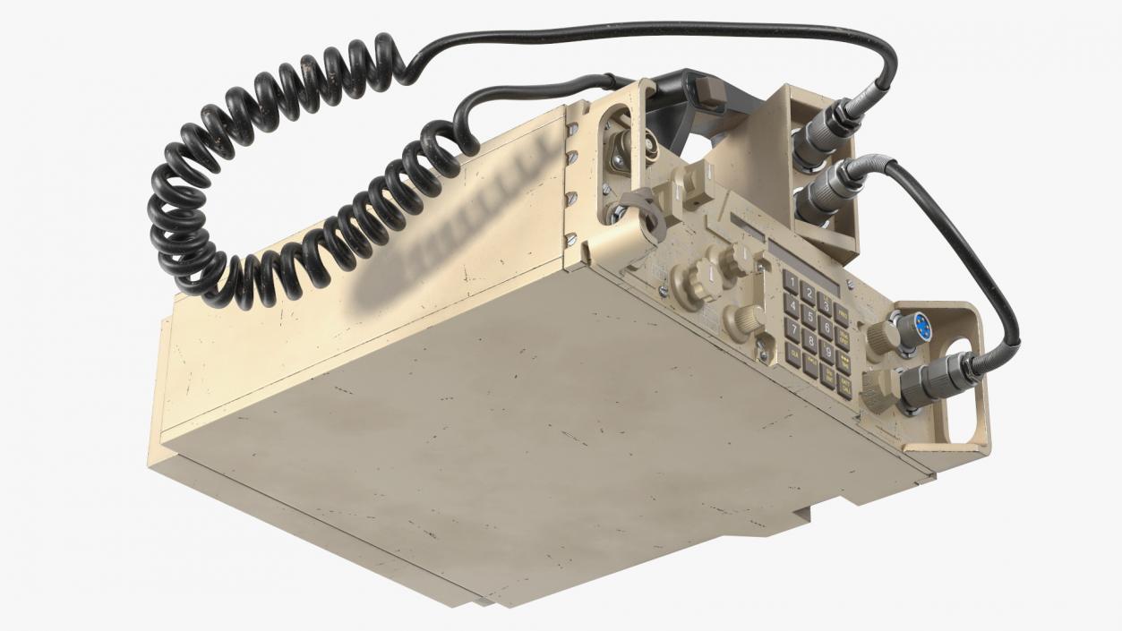 Military Desert Radio Station 3D model